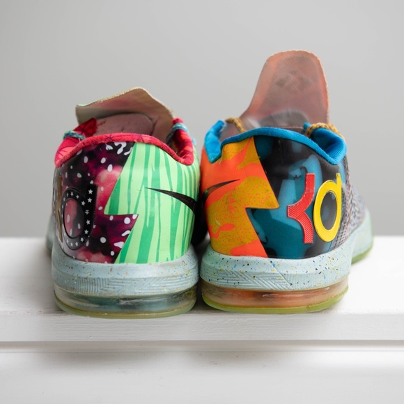 Nike KD 6 What The Kevin Durant Men's Size 10 669809-500 - Pre Owned - Picture 5 of 11